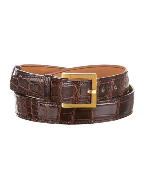 hermes snakeskin belt